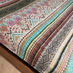 EUC reversible double duvet cover and pillow cases